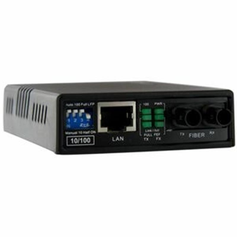 StarTech.com 10/100 Multi-Mode Glasvezel Ethernet Converter ST 2 km