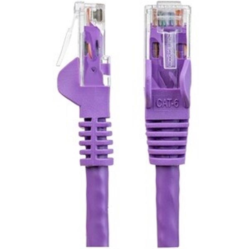 StarTech.com Cat6 patchkabel met snagless RJ45 connectors 2 m, paars