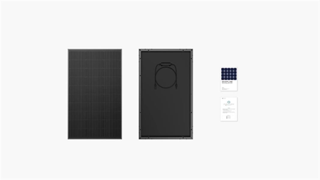 EcoFlow 2 x 100W Rigid Solar Panel Combo