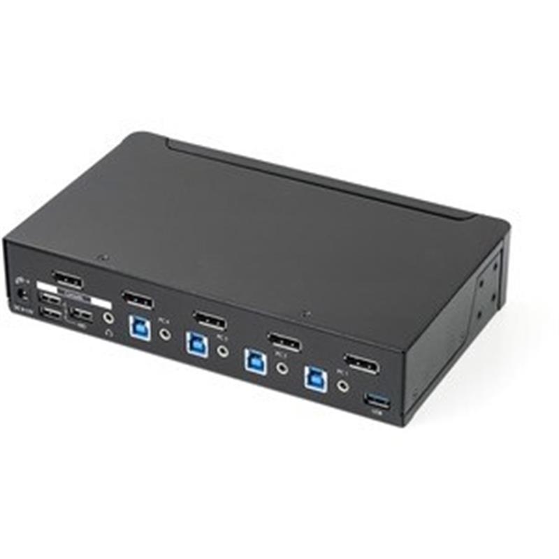 StarTech.com 4-Poorts DisplayPort KVM Switch USB 3.0 4K 30Hz