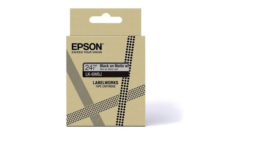 Epson LK-6WBJ Zwart, Wit