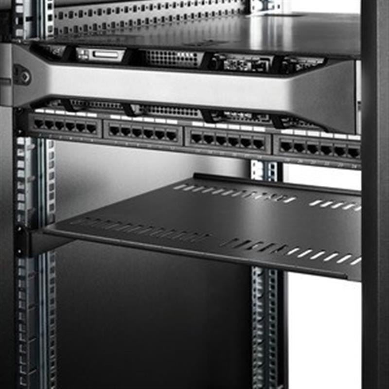 StarTech.com Ventilerend 1U schap voor server rack 16"" / 40,6 cm diep