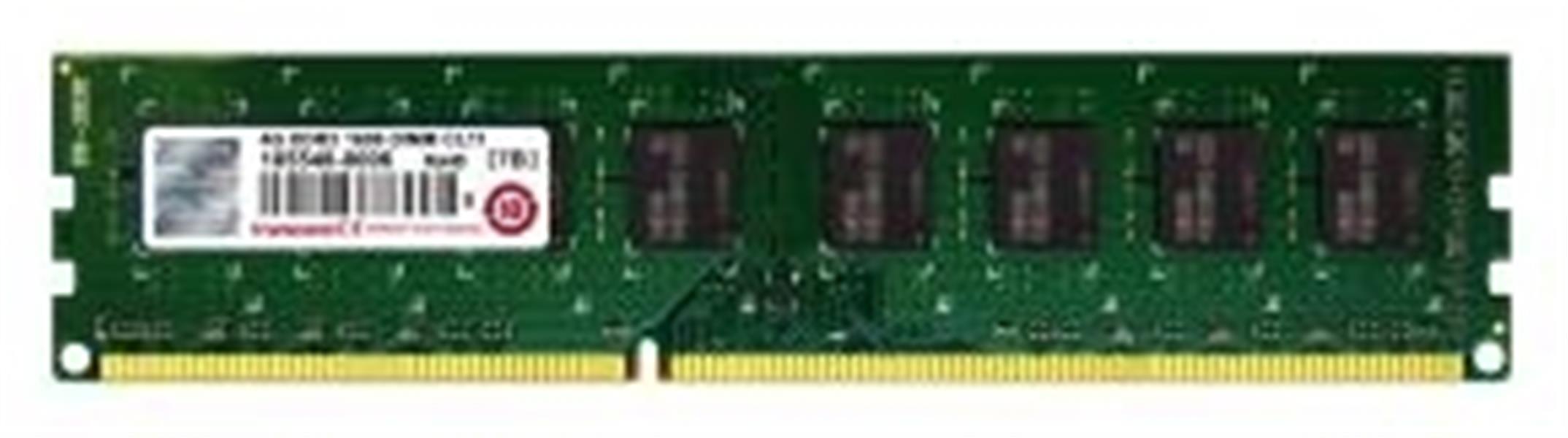Transcend DIMM 4GB DDR3 1600Mhz CL11 1 5v