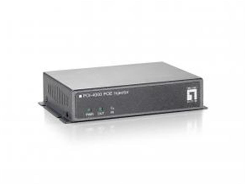 LevelOne POI-4000 PoE adapter & injector Fast Ethernet 56 V