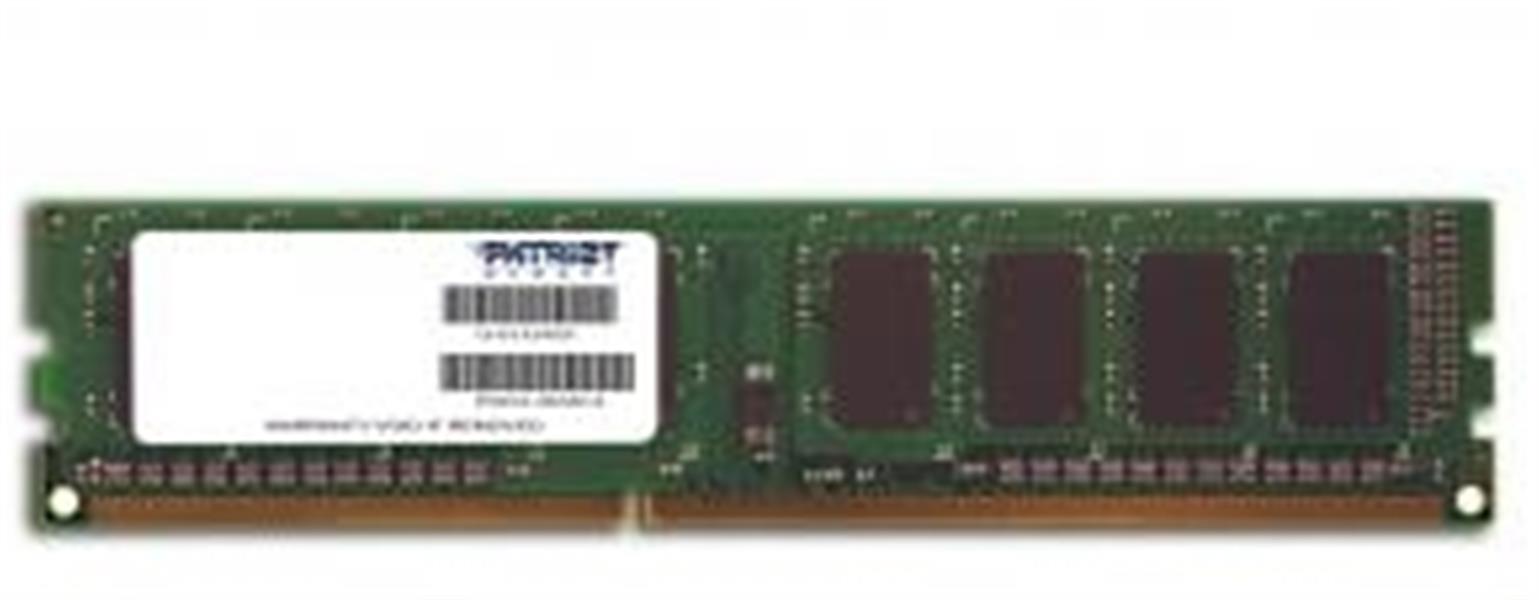 Patriot Signature Line LONG DIMM 4GB UDIMM DDR3 1333MHZ CL9 1 5V