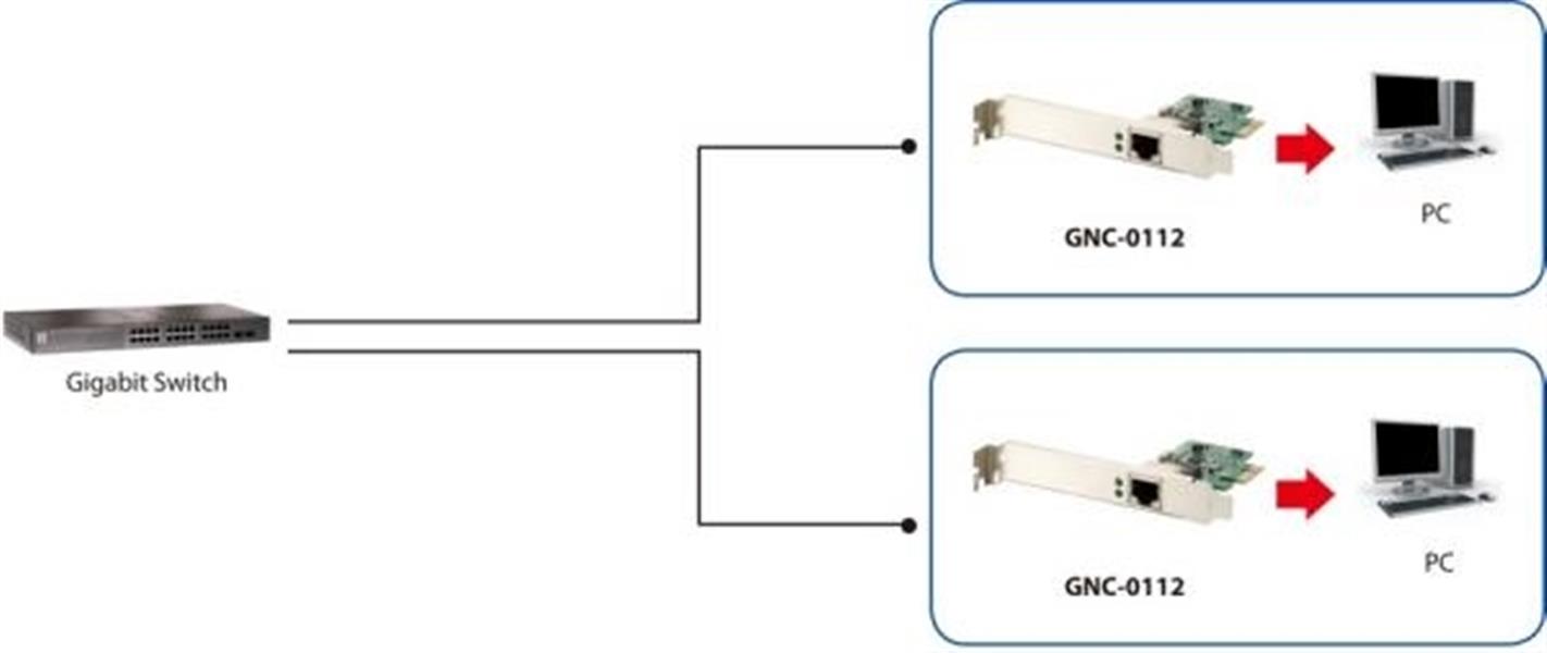 LevelOne GNC-0112 Intern Ethernet 2000 Mbit/s