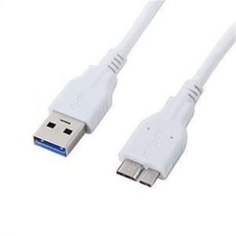 ADJ USB 3 0 kabel Type A Micro USB Type B M M 2m White Blister