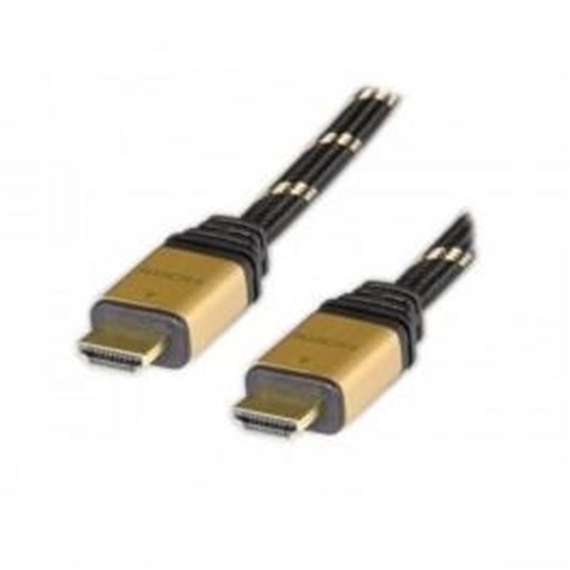 ADJ High speed HDMI Cable M M Gold-plated 1m Black Blister