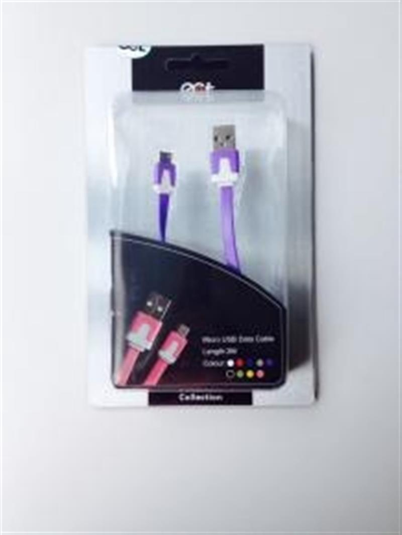 Ecat Micro USB Data Cable Paars