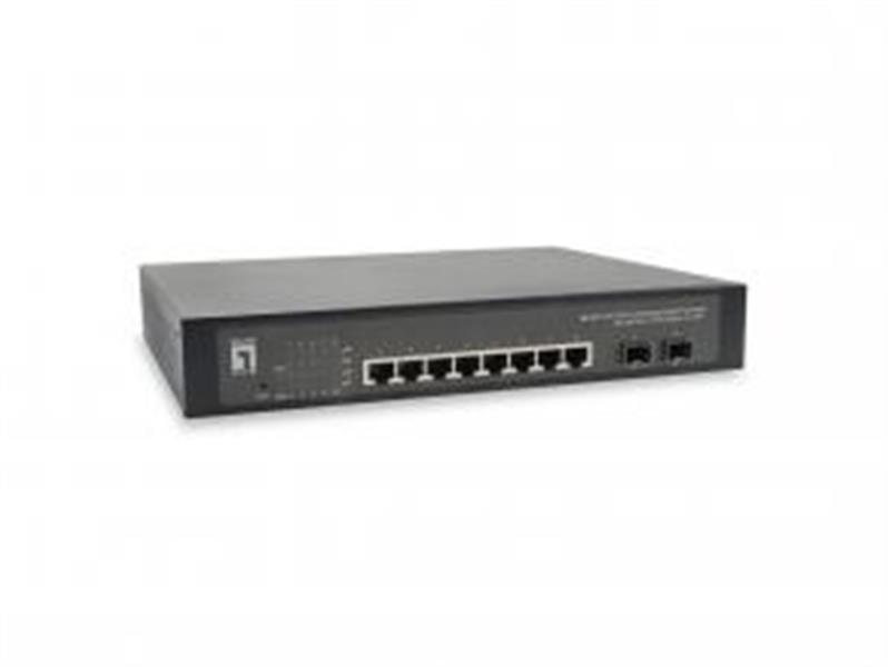 LevelOne GEP-1070 netwerk-switch Managed L2 Gigabit Ethernet (10/100/1000) Power over Ethernet (PoE) 19U Zwart