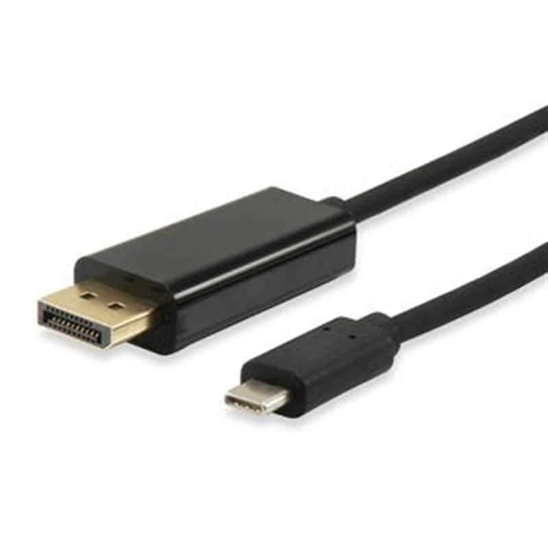 Equip 133467 video kabel adapter 1,8 m USB Type-C DisplayPort Zwart