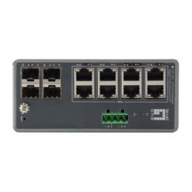 LevelOne IGP-1221 netwerk-switch Gigabit Ethernet (10/100/1000) Power over Ethernet (PoE) Grijs