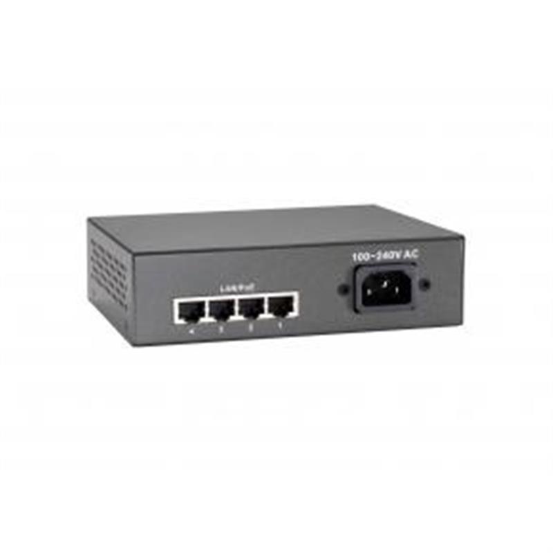 LevelOne FEP-0511W120 netwerk-switch Fast Ethernet (10/100) Power over Ethernet (PoE) Grijs