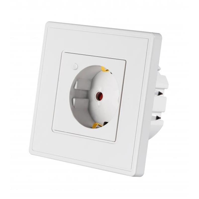 WOOX Smart inbouw stopcontact powered by TUYA 16A 3680W Wi-Fi White