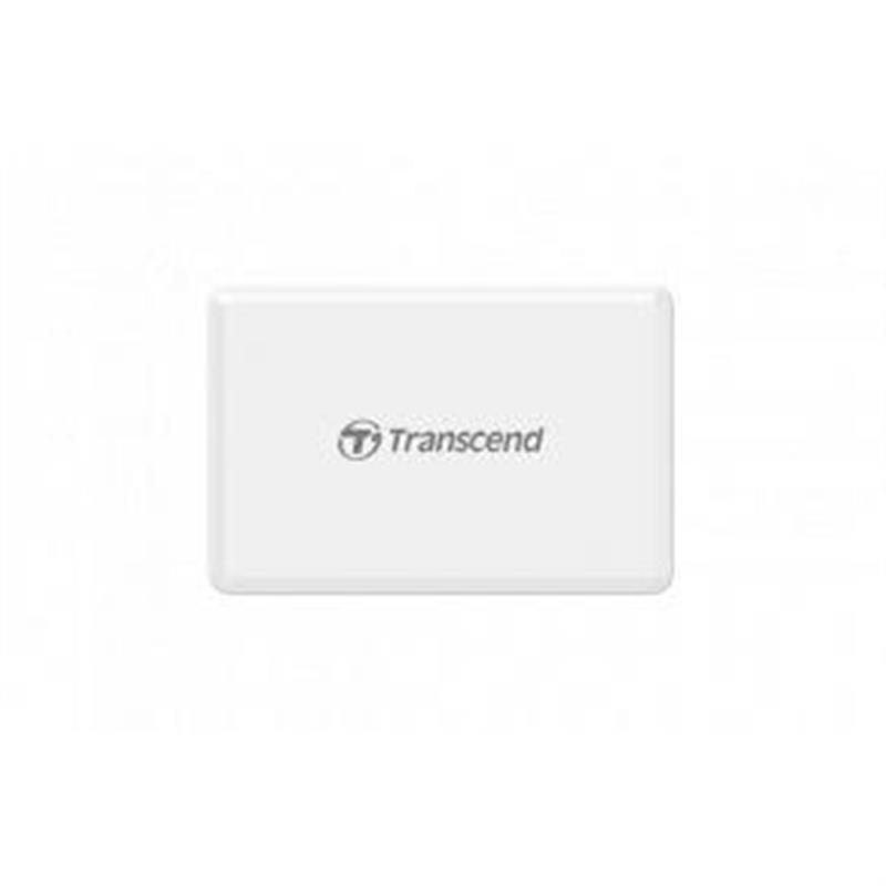Transcend RDF8 External Card Reader USB3 1 Gen1 Type-A micro-SD CF White