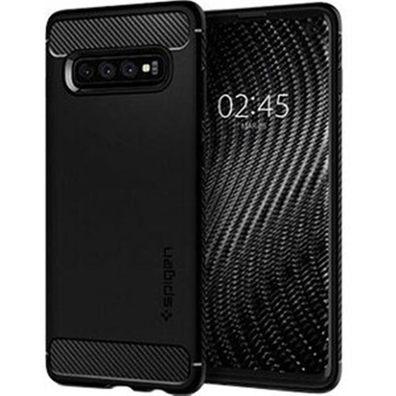 Spigen Galaxy S10 Rugged Armor Matte Bla