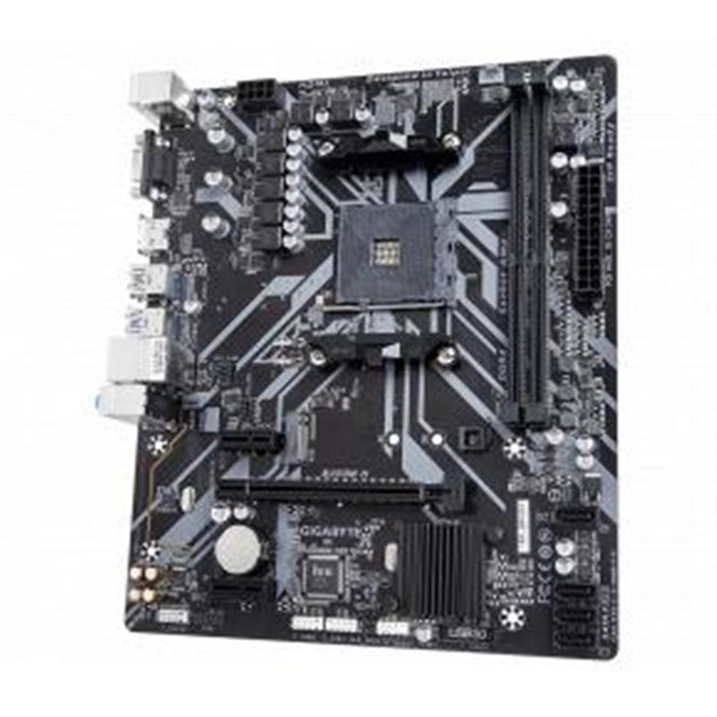 Gigabyte B450M H moederbord Socket AM4 Micro ATX AMD B450