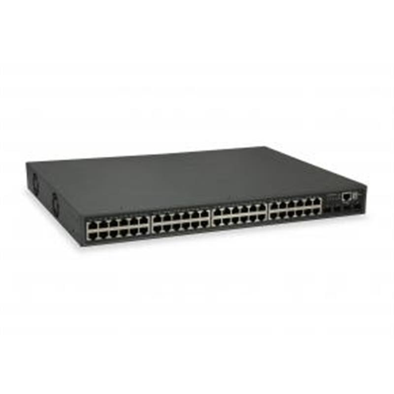 LevelOne GTP-5271 Managed L3 Gigabit Ethernet (10/100/1000) Power over Ethernet (PoE) Grijs