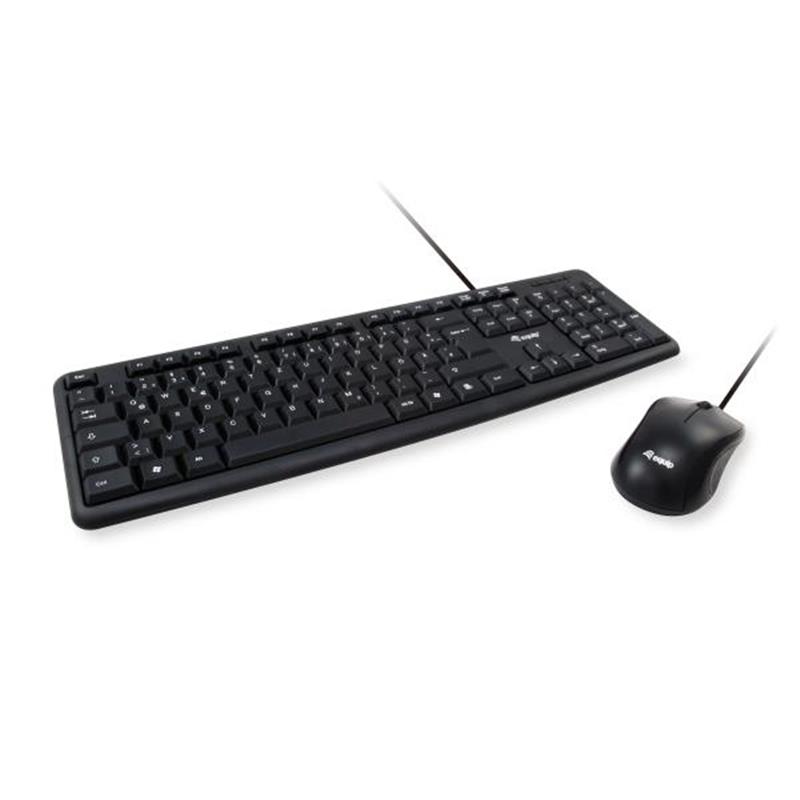 Equip 245200 toetsenbord USB QWERTY Duits Zwart