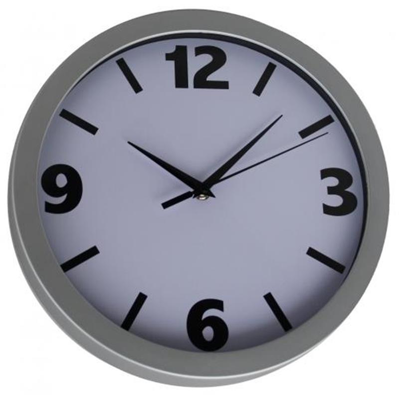 NXT clock Small Numbers ˜30 cm Wall White