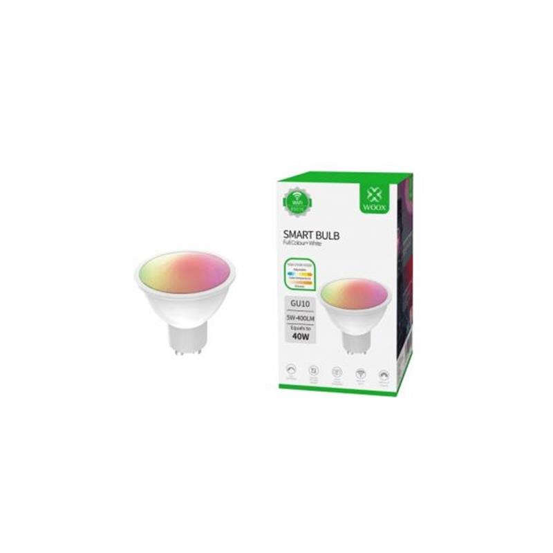 WOOX Smart RGB Spot WiFi GU10 CCT Google Assistant Amazon Alexa