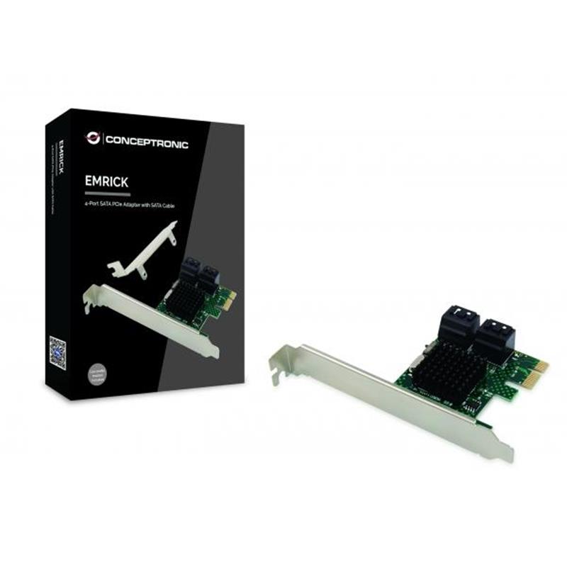 Conceptronic EMRICK03G interfacekaart/-adapter Intern SATA