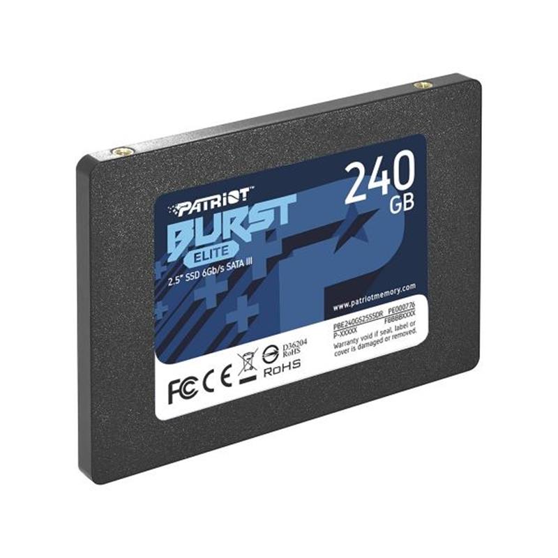 Patriot BURST ELITE SSD 240GB 2 5 SATA3 450MB s TRIM