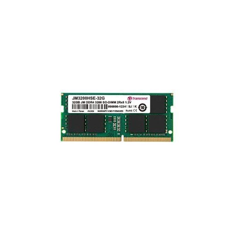 Transcend geheugenmodule 4 GB 1 x 4 GB DDR4 3200 MHz ECC