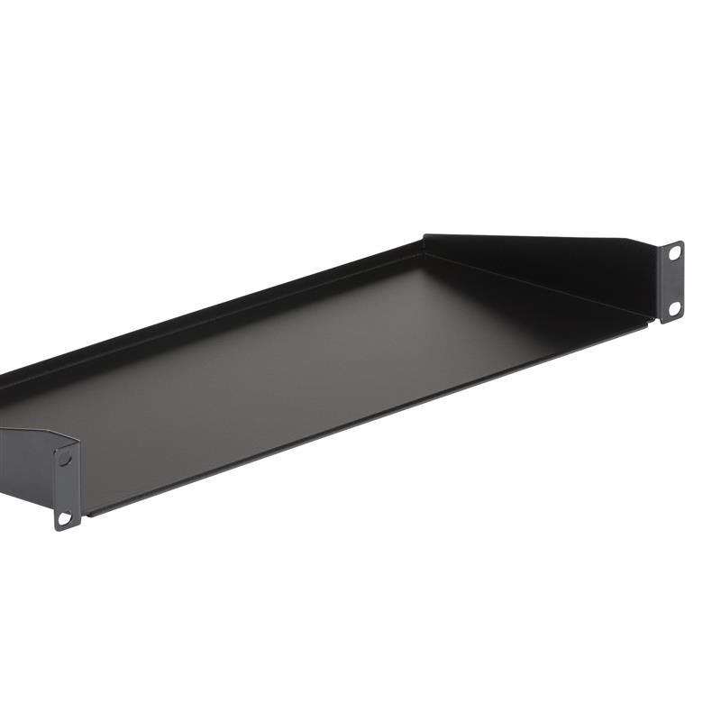 StarTech.com 1U 7 inch diep, universeel in rack te monteren vast schap 15 kg