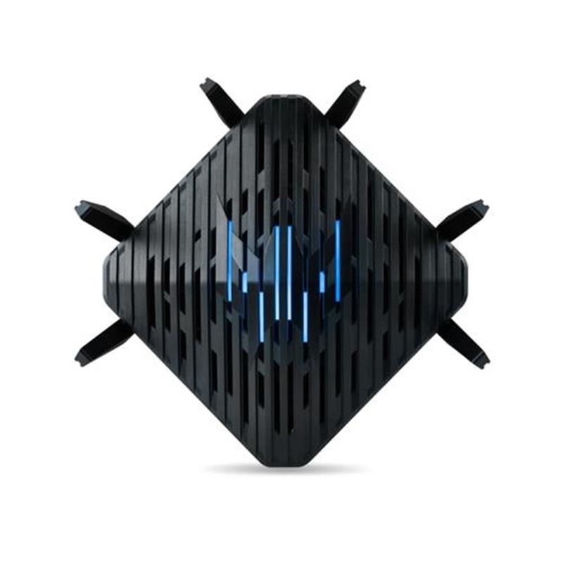 Acer Predator Connect W6 Wi Fi 6E draadloze router Gigabit Ethernet Tri-band (2,4 GHz / 5 GHz / 6 GHz) Zwart