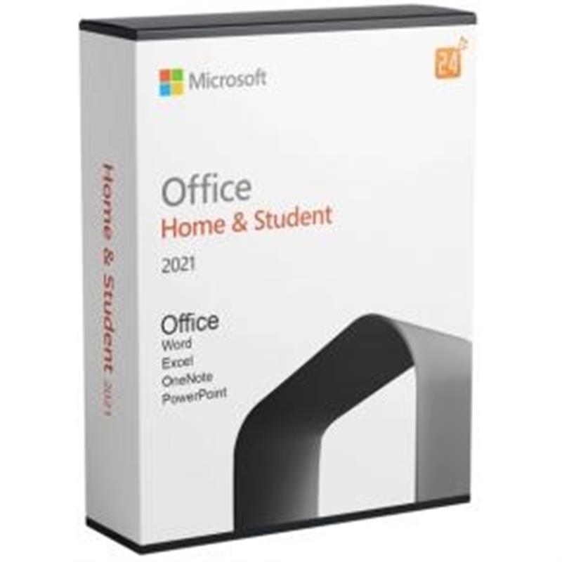 Office Home and Student 2021 English - Full License - 1 user - PC Mac - EuroZone - Medialess - Box Pack