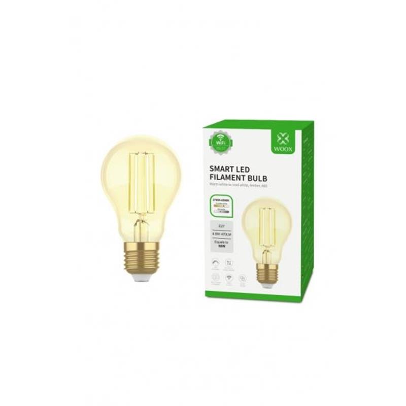 WOOX Smart Filament LED-lamp Wi-Fi E27 4 9W 470 lm 2700K