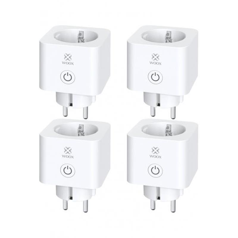 WOOX Set of 4 Smart Plug 16A energy monitor