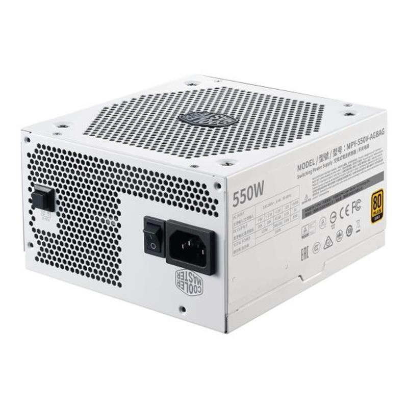 Cooler Master V550 Gold v2 White Edition ATX 550W APFC Modular 135mm 32 Db