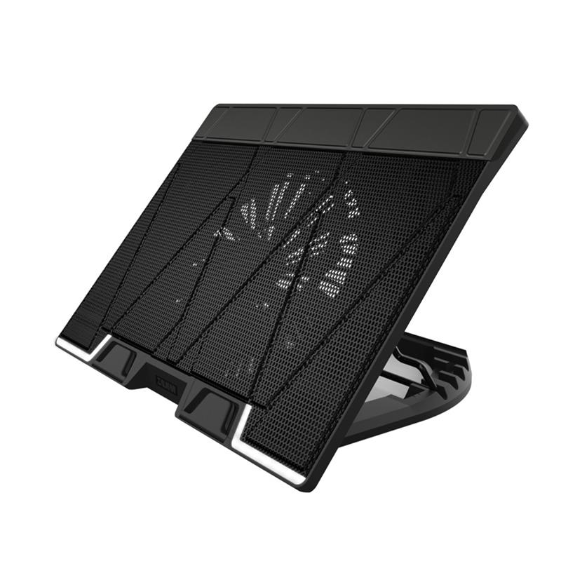 Zalman - High Performance Notebook Cooling Stand 200mm Fan 4 level angle adjustment 3Modes Fan speed White LED control Ports : USB 2 0 x 3 USB Type-C 