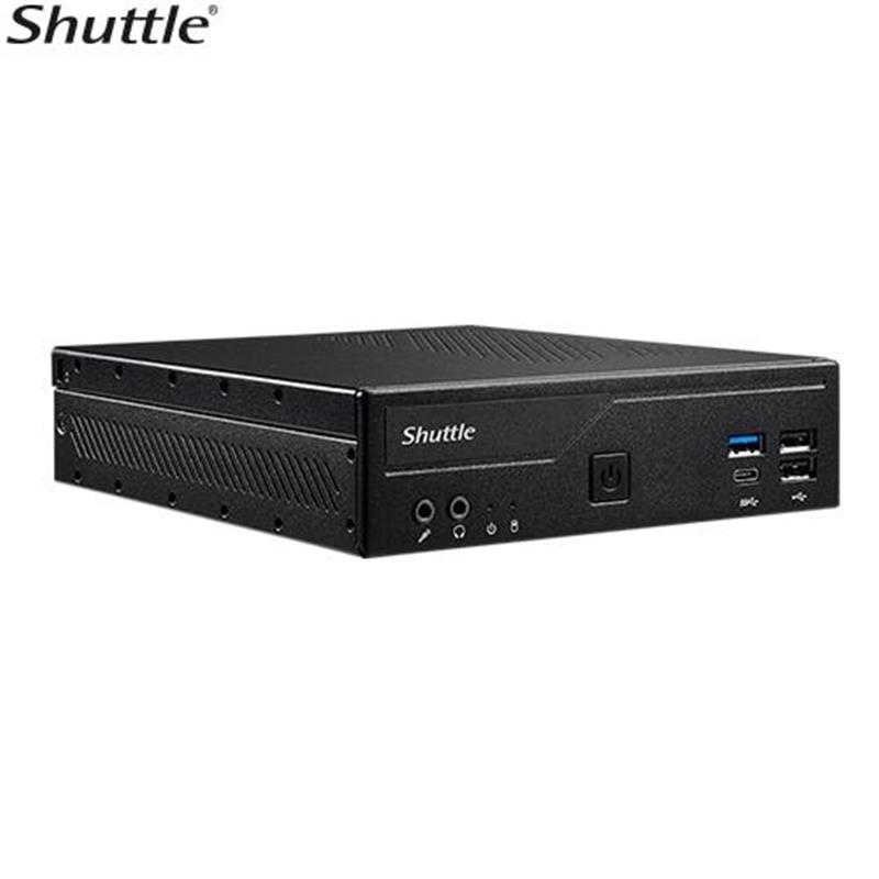 Shuttle DH610S PCs/werkstation Slim PC DDR4-SDRAM HDD+SSD Mini PC Zwart