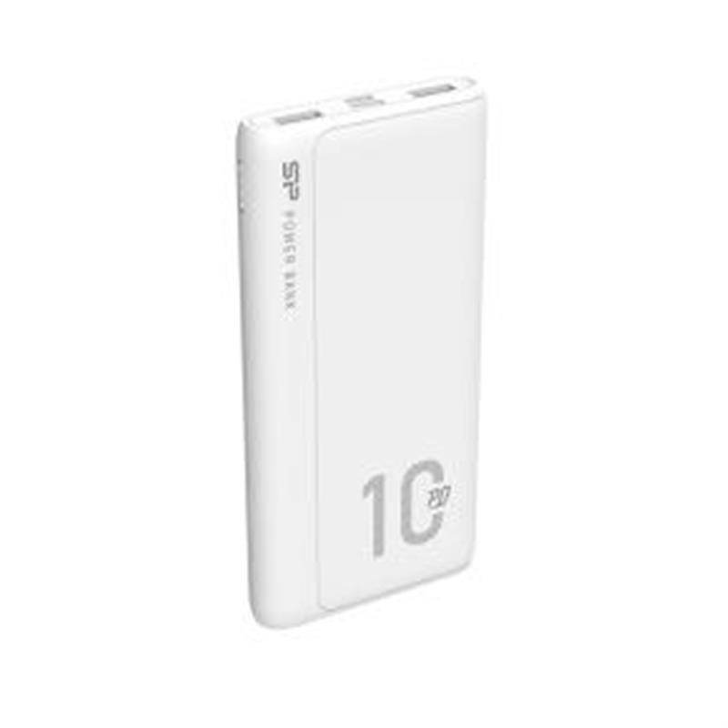 Silicon Power QP15 Powerbank 10000 mAh Lithium Polymer 2x USB Type-A White