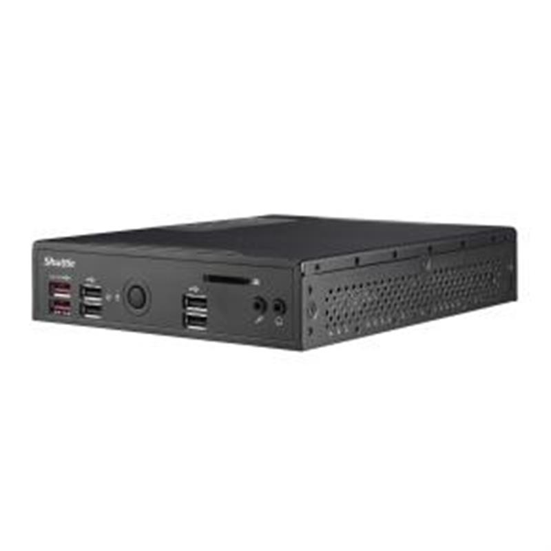 Shuttle DS20U5V2 PC/workstation barebone 1,3L maat pc Zwart Intel SoC i5-10210U 1,6 GHz