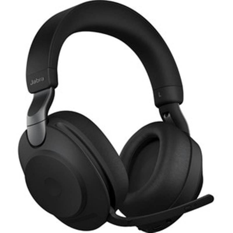 Jabra Evolve2 85, MS Stereo Headset Bedraad en draadloos Hoofdband Kantoor/callcenter USB Type-A Bluetooth Zwart