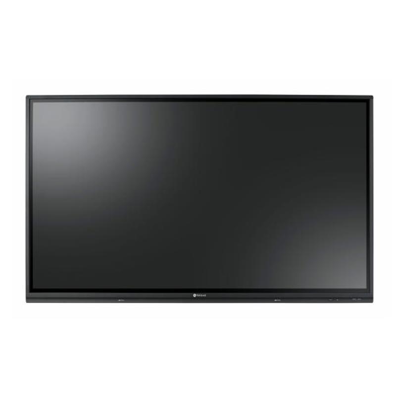 AG Neovo IFP-6503 Interactief flatscreen 163,8 cm (64.5"") LCD 400 cd/m² 4K Ultra HD Zwart Touchscreen Type processor Android 9.0