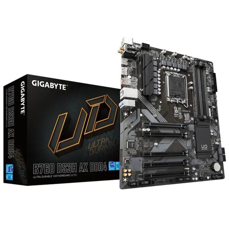 Gigabyte B760 DS3H AX moederbord Intel B760 Express LGA 1700 ATX