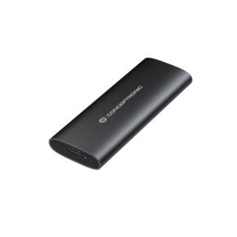 Conceptronic StreamVault SSD enclosure M 2 10 Gbit s USB Black