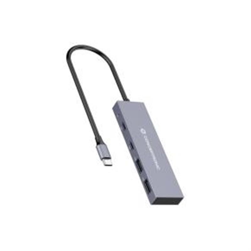 Conceptronic 4-Port USB 3 2 Gen 2 hub Type-C Type-A 10000 Mbps