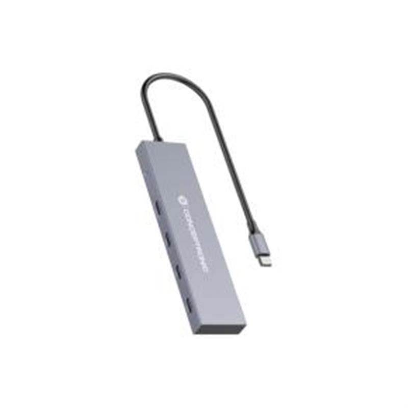 Conceptronic 4-Port USB 3 2 Gen 2 hub Type-C Type-A 100 W 10000 Mbps