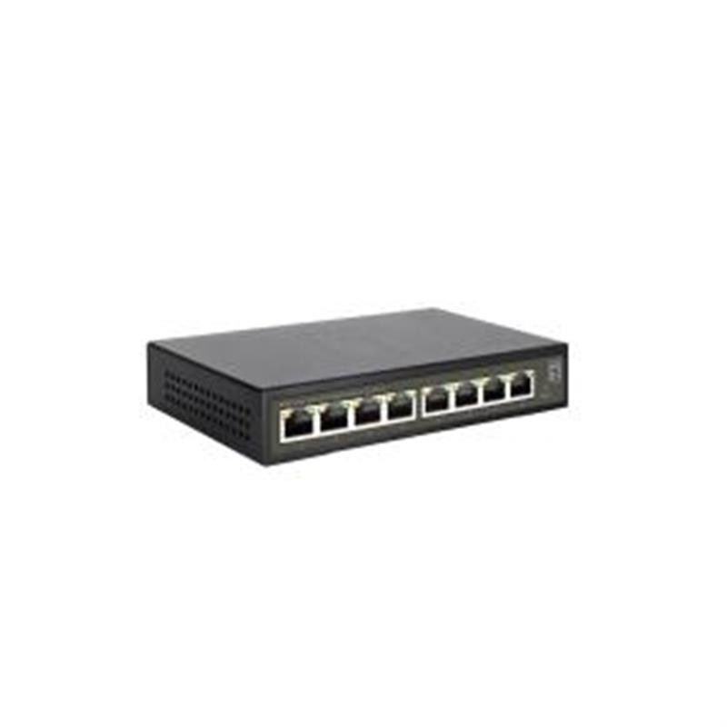 LevelOne GES-2108P netwerk-switch Managed L2 Gigabit Ethernet (10/100/1000) Power over Ethernet (PoE) Zwart