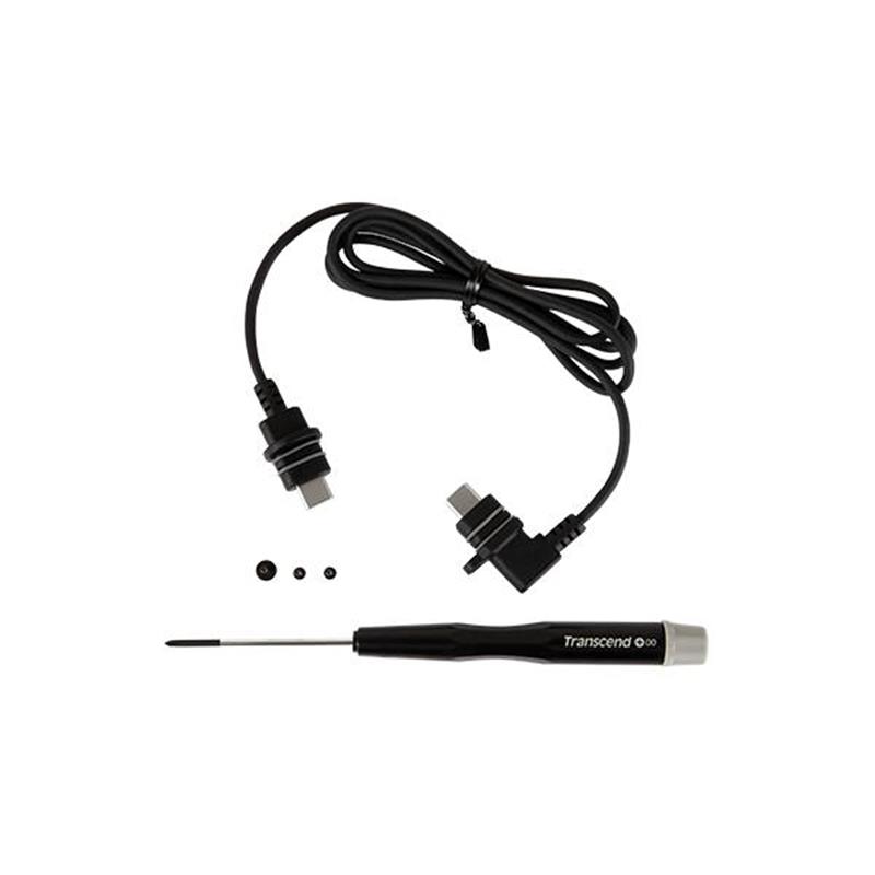 Transcend Body Camera Accessory Kit Cable 1m Black