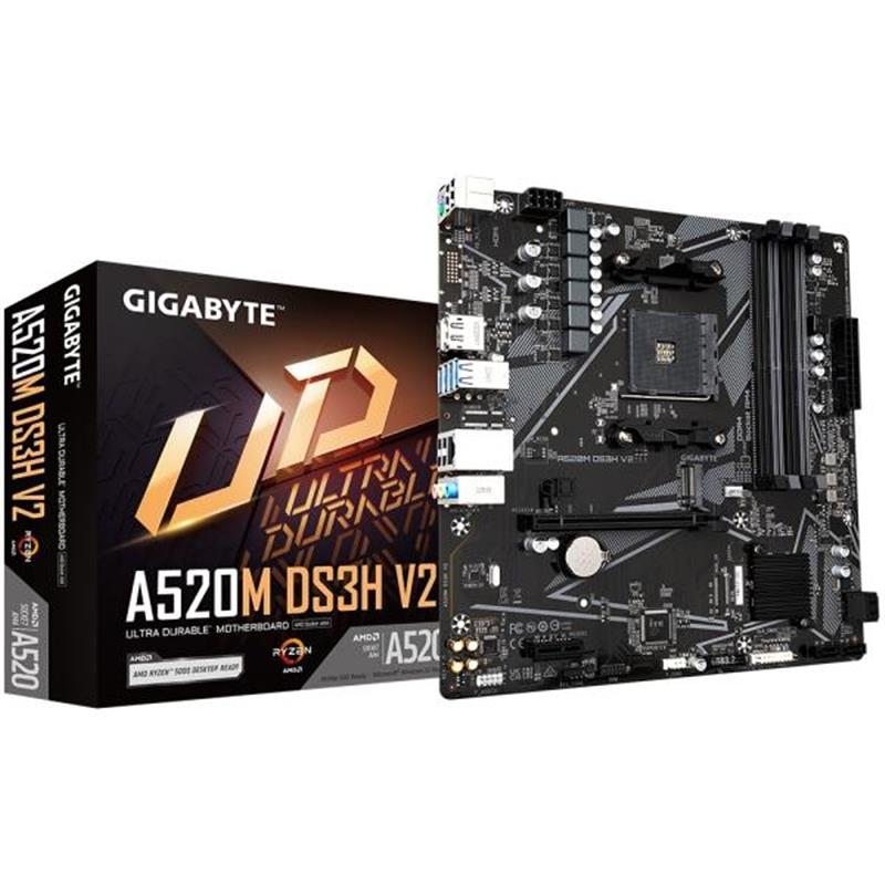 Gigabyte A520M DS3H V2 (rev. 1.0) Socket AM4 micro ATX