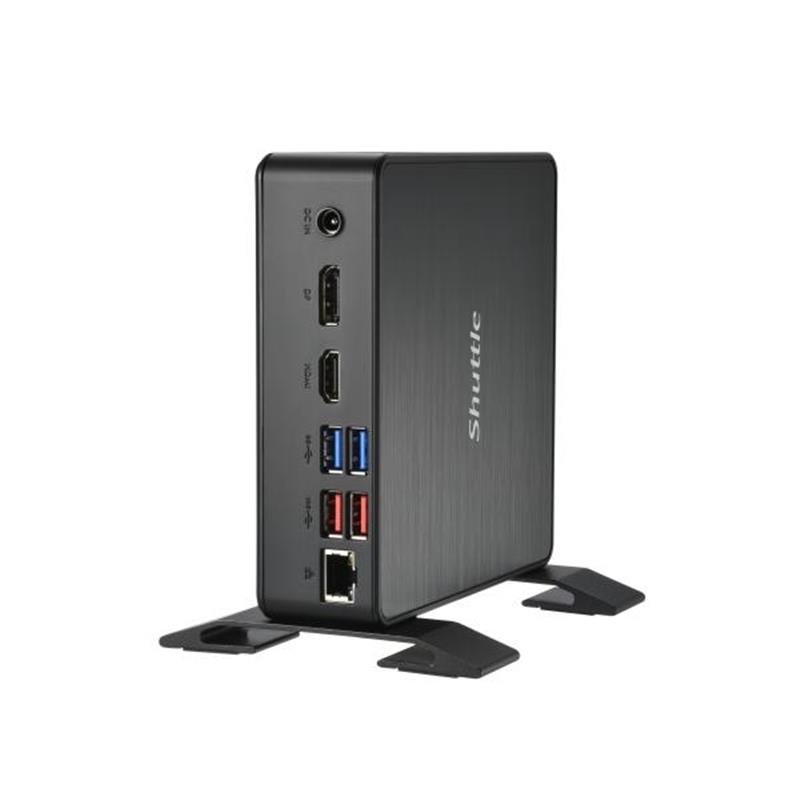 Shuttle XPC Nano PC NC40U3, Intel Core i3-1215U, 1x HDMI, 1x DP,1xUSB-C/DP, 6x USB3.2, 1x 2.5"" bay, 2x M.2, 1x LAN, RAID, 24/7 permanent gebruik, inc