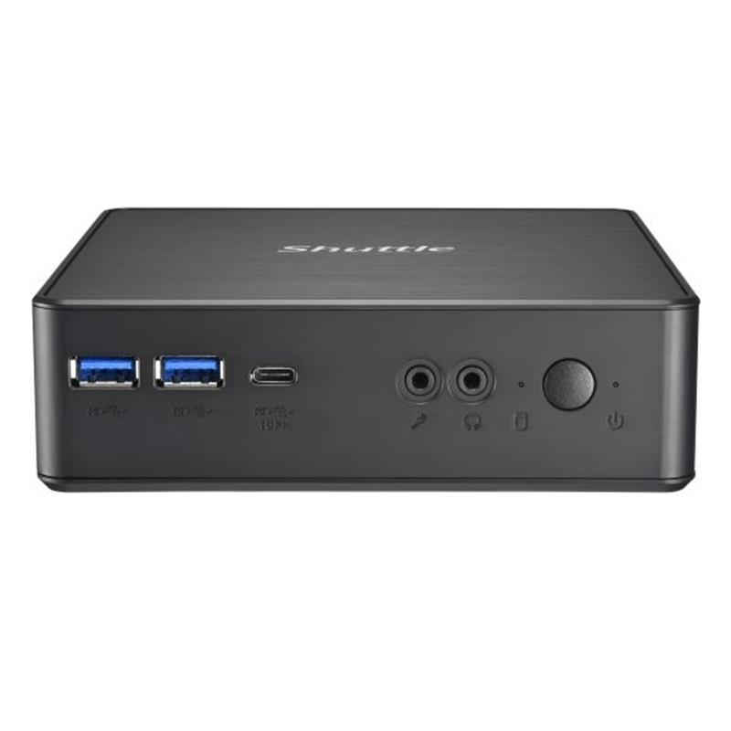 Shuttle XPC Nano PC NC40U3, Intel Core i3-1215U, 1x HDMI, 1x DP,1xUSB-C/DP, 6x USB3.2, 1x 2.5"" bay, 2x M.2, 1x LAN, RAID, 24/7 permanent gebruik, inc