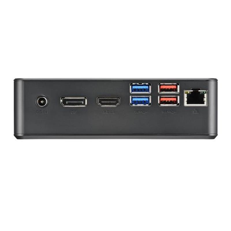 Shuttle XPC Nano PC NC40U3, Intel Core i3-1215U, 1x HDMI, 1x DP,1xUSB-C/DP, 6x USB3.2, 1x 2.5"" bay, 2x M.2, 1x LAN, RAID, 24/7 permanent gebruik, inc